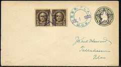 US Florida, Ebb 551 Fancy Cancel Cover large Star cancel