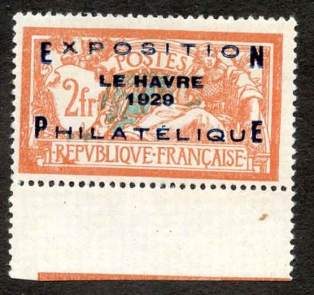 France 246 F - VF + NH Signed on sheet margin, very fresh!