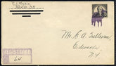 US New York, Talcville 623 Fancy Cancel Cover, Camel