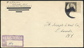 US New York, Talcville 623 Fancy Cancel Cover, Hobby Horse