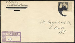 US New York, Talcville 623 Fancy Cancel Cover, Hobby Horse