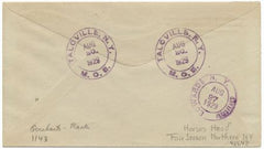 US New York, Talcville 623 Fancy Cancel Cover, Hobby Horse