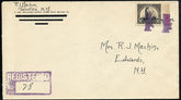 US New York, Talcville 623 Fancy Cancel Cover, Uncle Sam