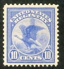 US F1 Registration Stamp H VF - XF