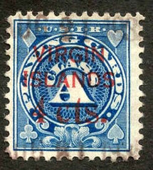 US RFV3 Used F - VF DWL Virgin Islands