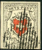 Switzerland 1 Used XF - Superb 4 Full Large Margins - Rellstab Cert