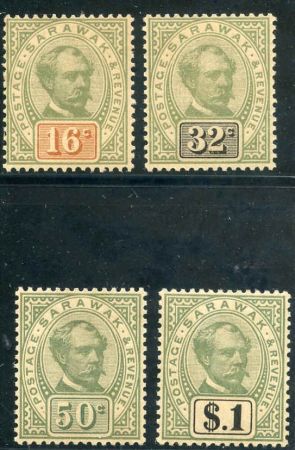 Sarawak 17 19 - 21 F - VF LH Difficult to find high values