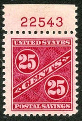 US PS8 Savings Stamp VF NH Plate Number Single