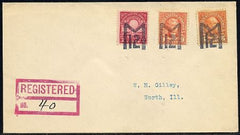 US Indiana, Twelve Mile 638, 641, 680 Fancy Cancel Cover, 12 M