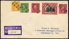 US Indiana, Winchester 632, 634, 642, 651 Fancy Cancel Cover, "1930"