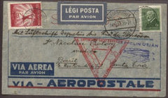 Hungary 1933 Chicago flight to Brazil