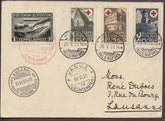 Finland / Liechtenstein 1931 dual franking on Vaduz flight