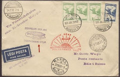 Hungary 1931 Polar flight to Switzerland