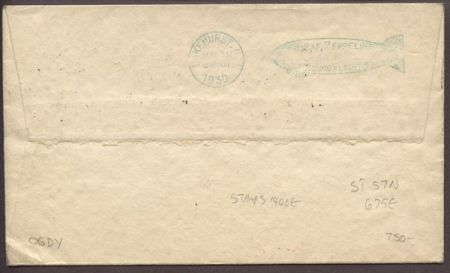 Germany 1930 Pan Am flight to Lakehurst S.57N with C38 - C39
