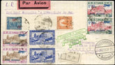 Tunisia 1933 2nd South American Flight to Uruguay