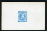 US 1862 Confederates & Possessions 5-ct light blue Die Proof Pristine & Fresh