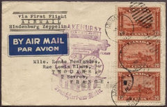 Canada 1936 Hindenburg Flight to France S.409G