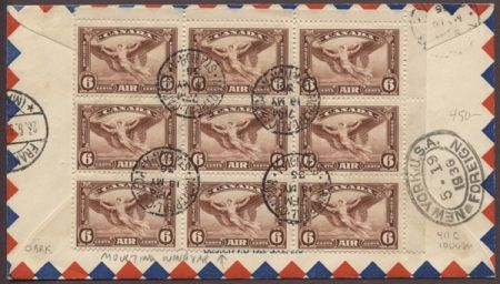 Canada 1936 2nd North America Flight S.411C