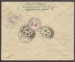 Denmark 1933 C3, C5 Registered Catapult