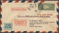 US 1930 C9 "Bremen" Catapult to Indochina