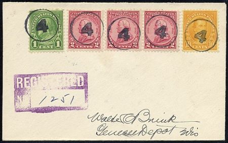 US Pennsylvania, Sharpsville 632, 642, 689 Fancy Cancel Cover