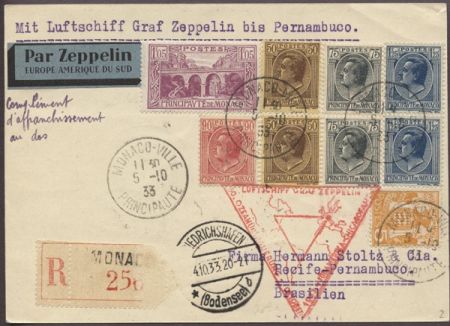 Monaco / Chicago 1933 Flight to Brazil S.238Aa