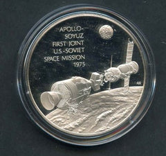 Space Achievement Silver Medal Apollo Soyuz
