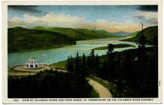 US 1927 Lindbergh Day PPC, 644 Columbia Gorge