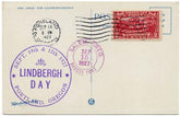 US 1927 Lindbergh Day PPC, 644 Columbia Gorge