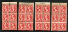 US 279bj Bureau & Regular Issues Ave - Fine 8 booklet panes