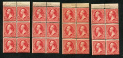 US 279bj Bureau & Regular Issues Ave - Fine 8 booklet panes