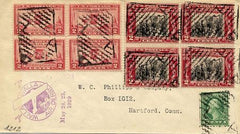 US Washington, Walla Walla 486, 650, 651 Fancy Cancel Cover