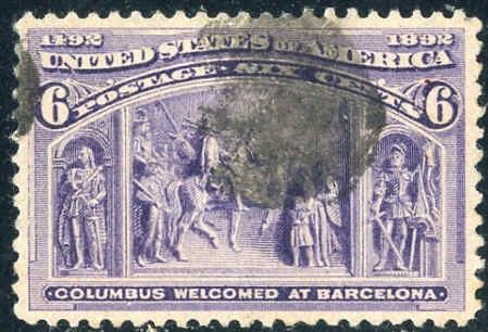 US 235 Early Commemoratives XF Used cv $25