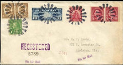US Florida, Jacksonville 577, 631, 632, 657, C7 Fancy Cancel Cover