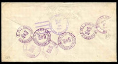 US Florida, Jacksonville 577, 631, 632, 657, C7 Fancy Cancel Cover