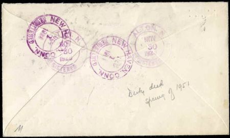 US New Hampshire, Alton 632, 636, 638 Fancy Cancel Coverr
