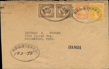 US Wisconsin, Hilbert 633, 638, 642 Fancy Cancel Cover