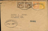 US Wisconsin, Hilbert 633, 638, 642 Fancy Cancel Cover