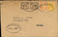 US Wisconsin, Hilbert 633, 638, 642 Fancy Cancel Cover
