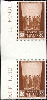 Vatican 84 - 86 F - VF NH Gutter Pairs