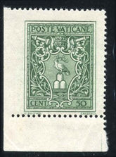 Vatican 93 Error F - VF NH Imperf at left