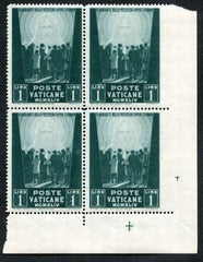 Vatican 99 Error F - VF NH Imperf at Right