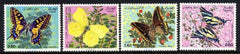 Algeria 668 - 671 NH Butterfly set of 4