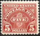 US J78b Postage Dues F - VF NH Carmine dry printing cv $70