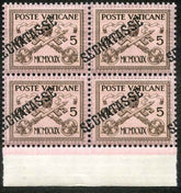 Vatican J1 XF NH Ovpt Strongly shifted to left