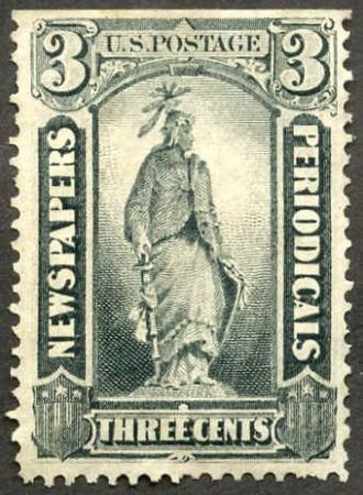US PR10 Newspapers F - VF Top Straight Edge
