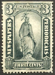 US PR10 Newspapers F - VF Top Straight Edge