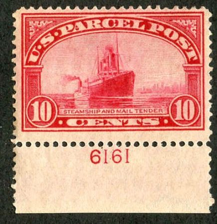 US Q6 Parcel Post F - VF LH Plate Number Single