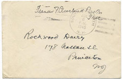 Autographs Frances F. Cleveland 2 Free Frank Covers, NH History