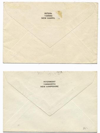 Autographs Frances F. Cleveland 2 Free Frank Covers, NH History